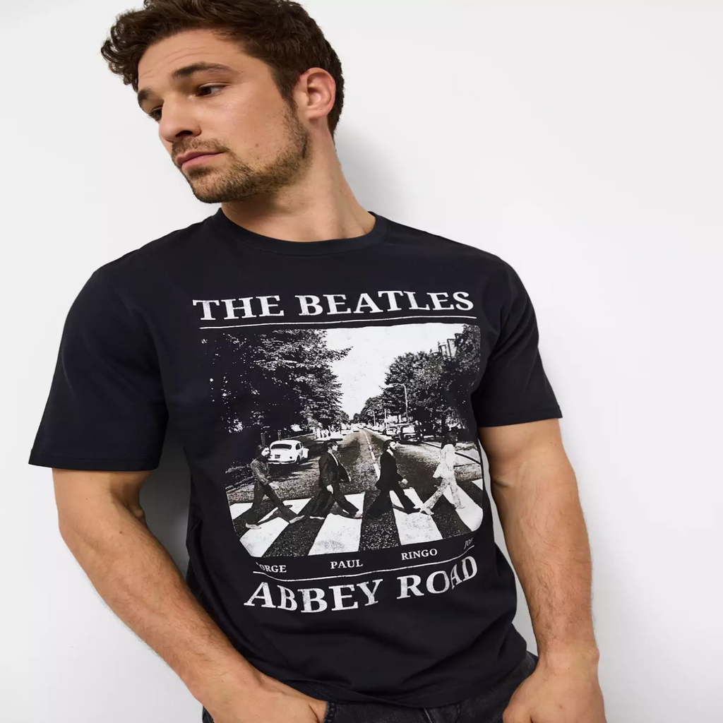 T-Shirt The Beatles Abbey Road Uomo