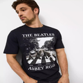 T-Shirt The Beatles Abbey Road Uomo