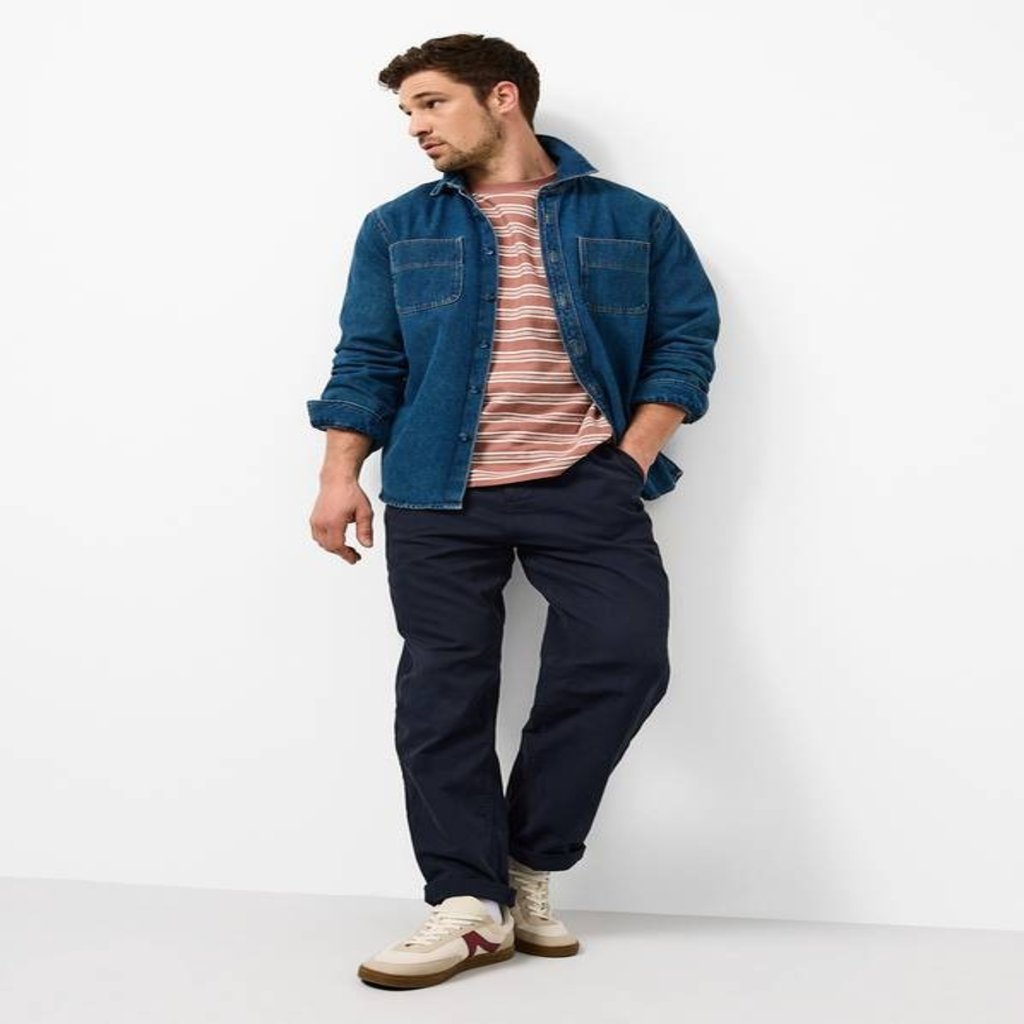 T-Shirt a Righe Uomo Girocollo